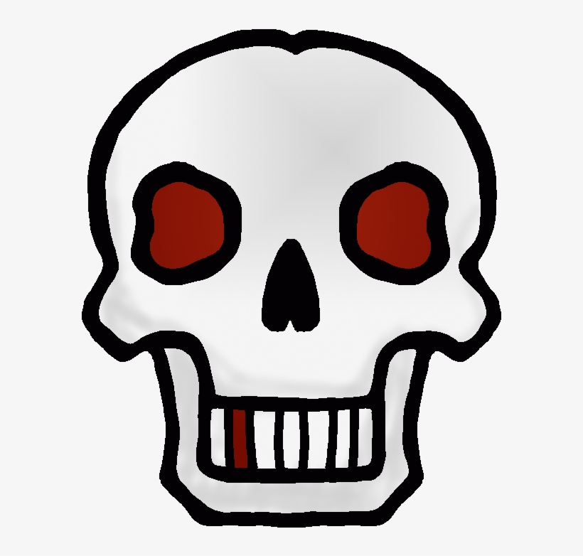 Skull Clipart Cool Cartoon - Skeleton Png Cartoon Face, transparent png #510532