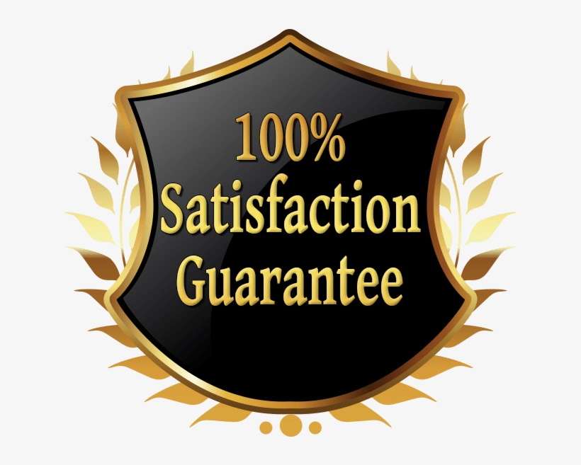100% Satisfaction Guarantee - Label, transparent png #510761