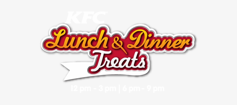 Kfc Lunch & Dinner Treats - Graphics, transparent png #510952