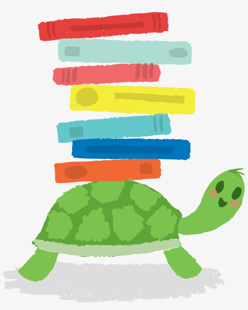 Tortoise - Sea Turtle Reading A Book - Free Transparent PNG Download ...