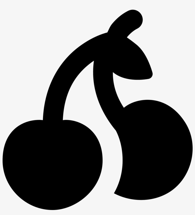 It's A Log Of A Couple Of Cherries - Silhouette, transparent png #511080