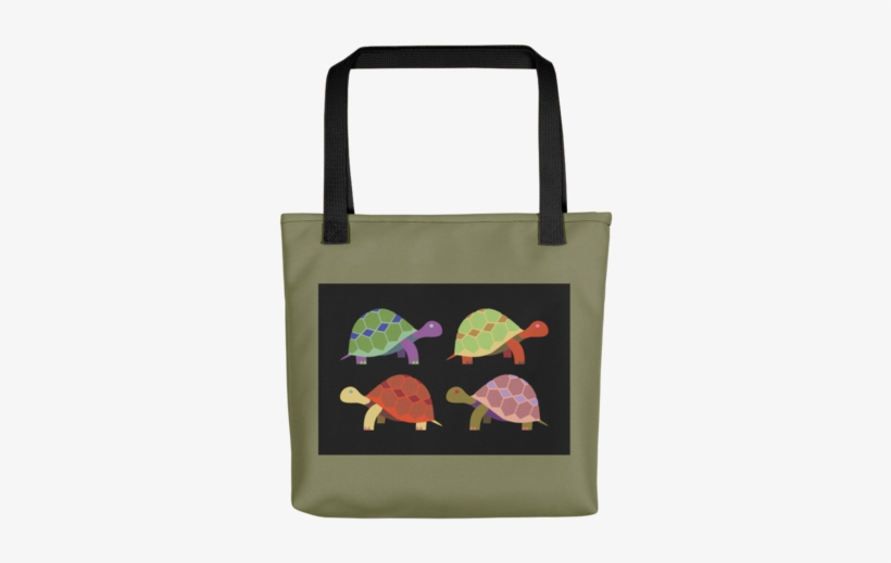 Turtles Pop Art Print - Muholland Drop Top Sunrise - Tote Bags, transparent png #511204