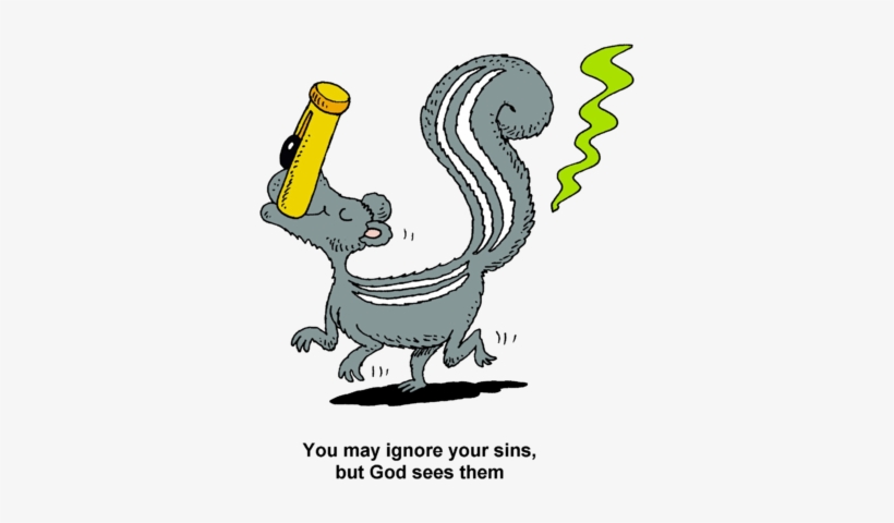 Stinky Skunk Clipart - Stink Clipart, transparent png #511314