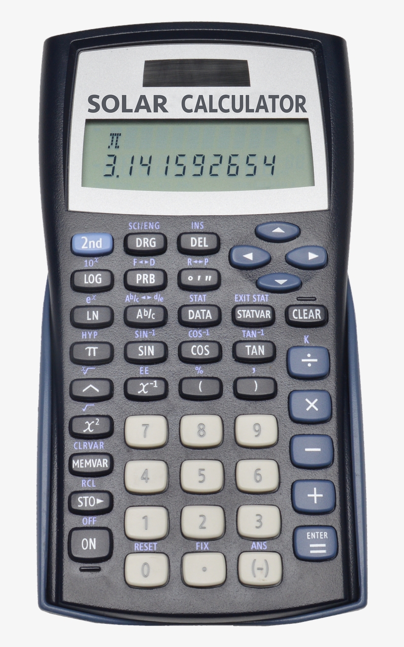 Solar Calculator Pi - Pi On The Calculator, transparent png #511617