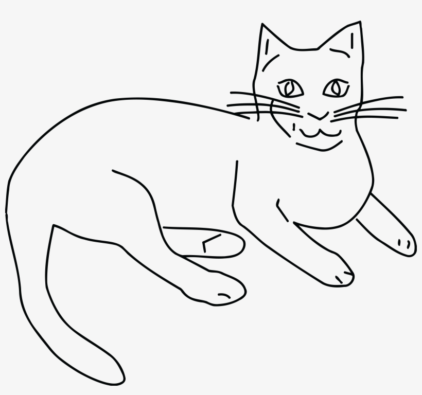 Free Clipart Of A Black And White Cat - White Cat Png Clip Art, transparent png #511724