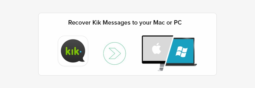 Recover Kik Messages With Your Pc Or Mac - Kik Messenger, transparent png #511897