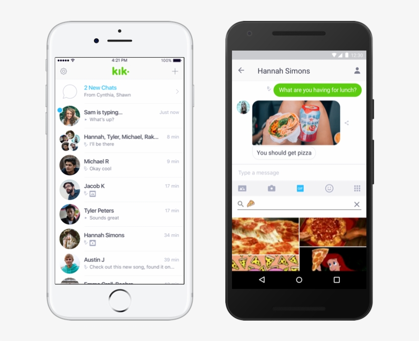 Kik Messenger, transparent png #511921