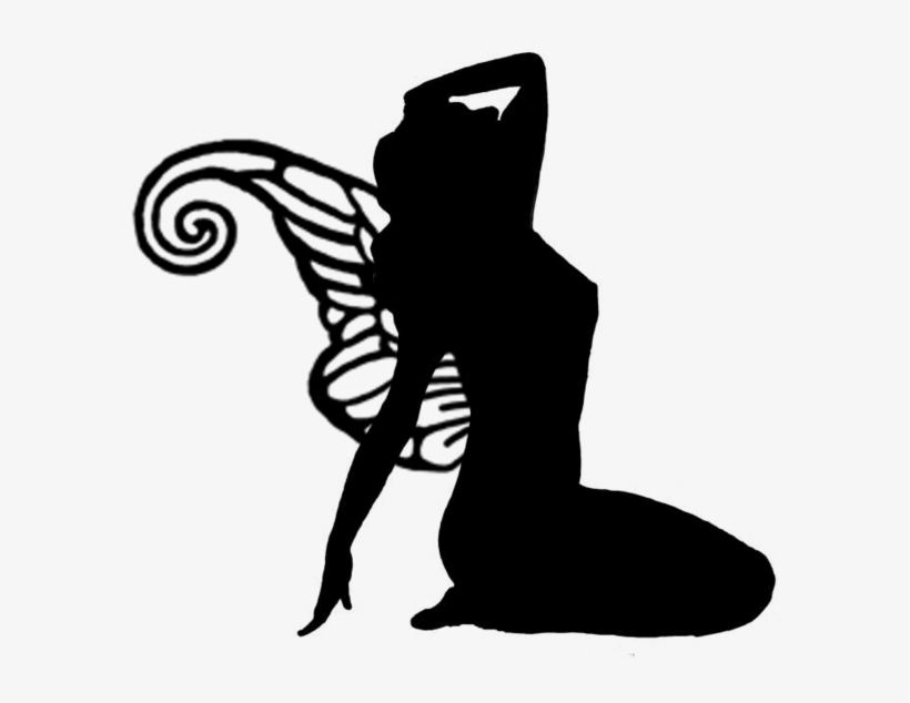 Female Angel/fairy Silhouette 3 By Viktoria-lyn On - Illustration, transparent png #511941