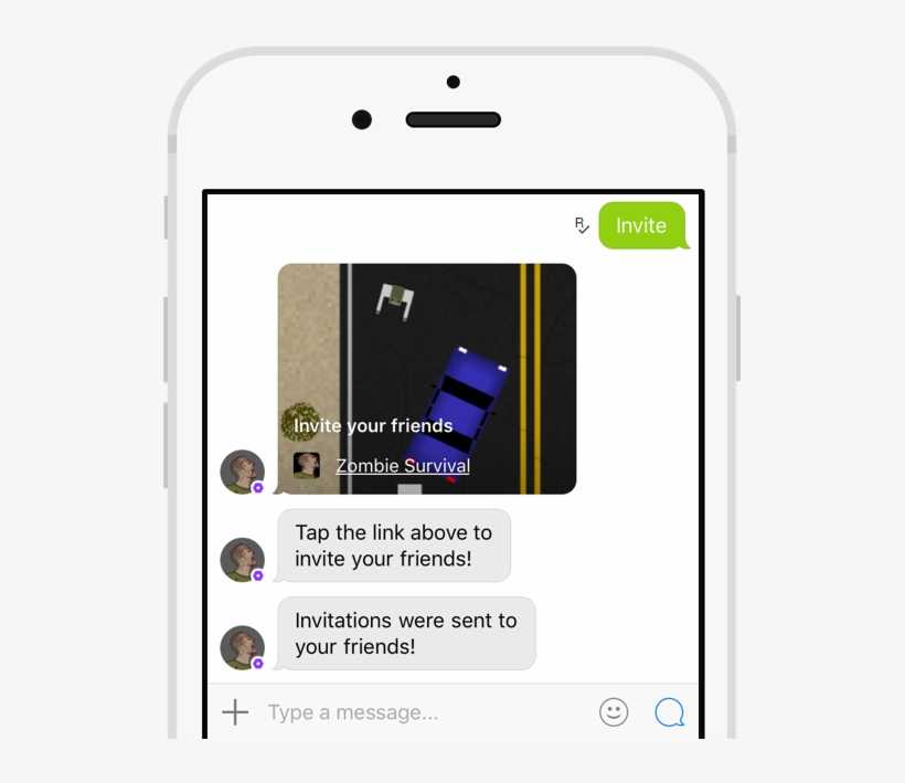 You Can Now Share Kik Bot Experiences With Friends - Iphone, transparent png #512238