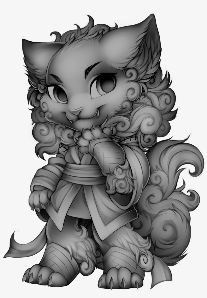 Mythical Cat - Furvilla Mythic Costume, transparent png #512546