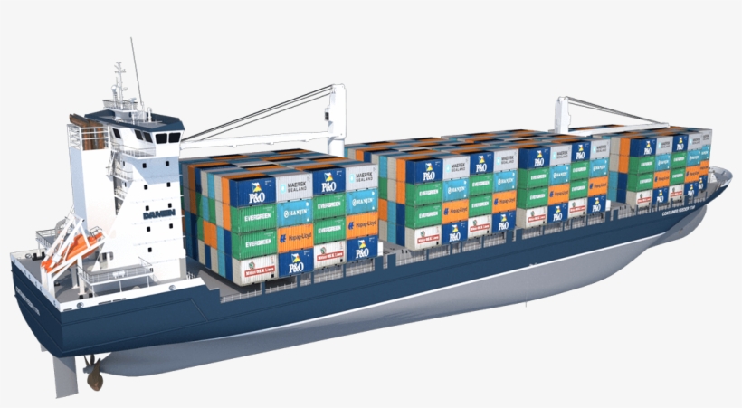 Container Feeder - Ship Container Images Png, transparent png #512631