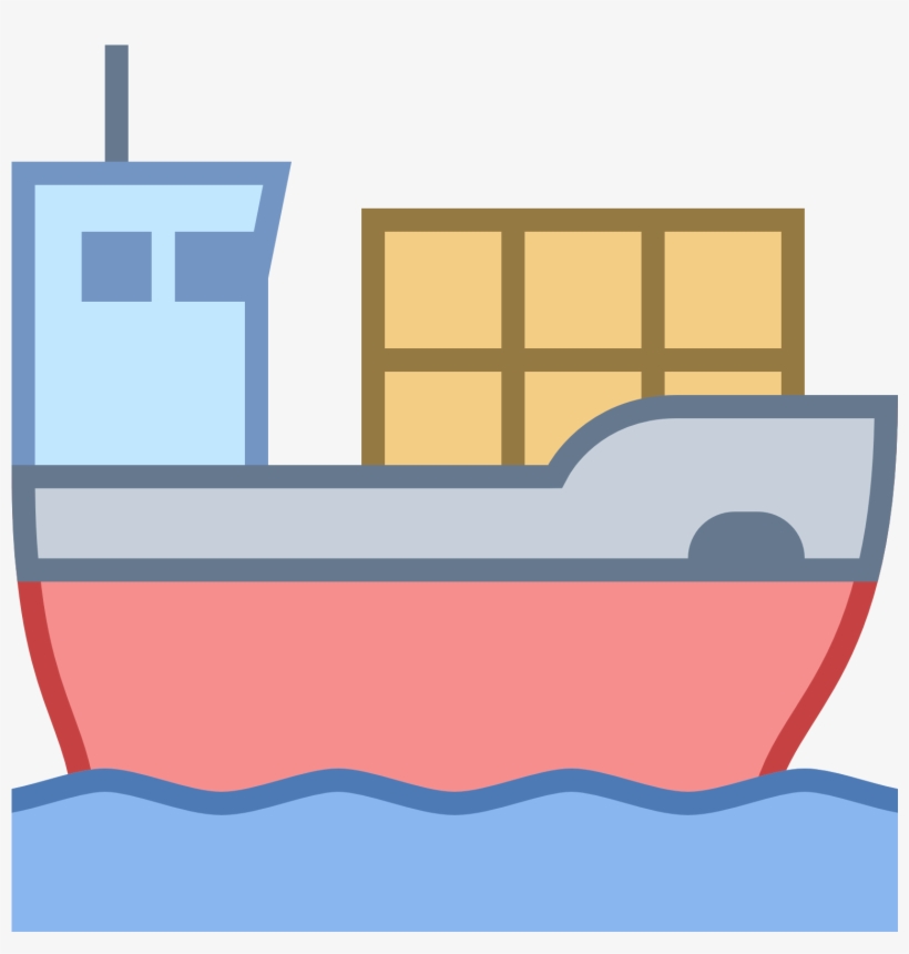Cargo Ship Icon - Cargo Arrival Icon Png, transparent png #512897