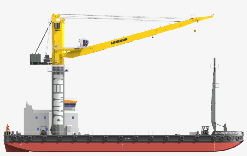 Barge Transparent Png - Crane, transparent png #512925