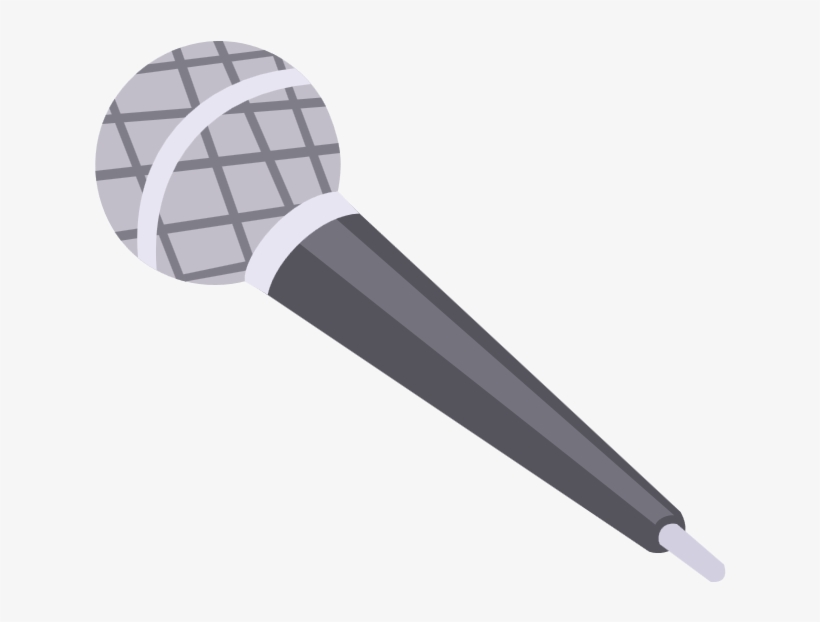 Microfono Vector Microphone - Microphone Cartoon Png, transparent png #513203