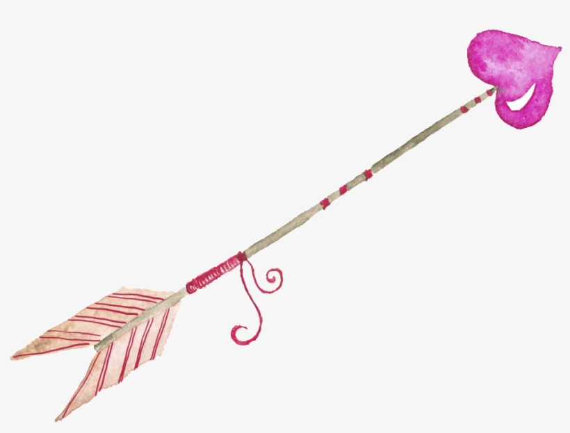 Valentine S Day Bow And Arrow Decoration Transparent - Heart, transparent png #513330
