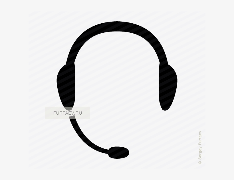 Headphones With Mic Png Download - Headphones, transparent png #513705