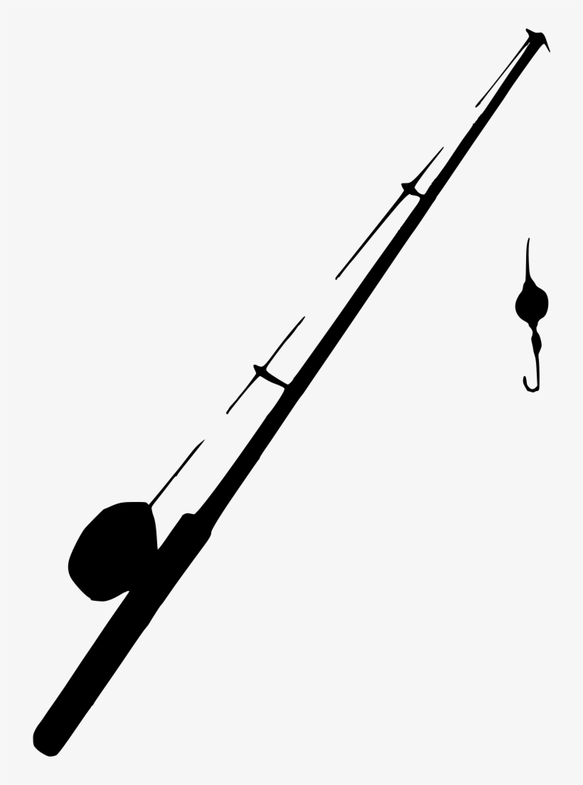 Download Png - Caña De Pescar Dibujo Png, transparent png #513778