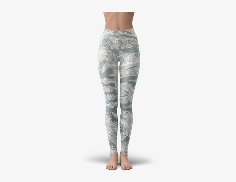 Tiger Stripe Air Force Leggings - Low-rise, transparent png #514377