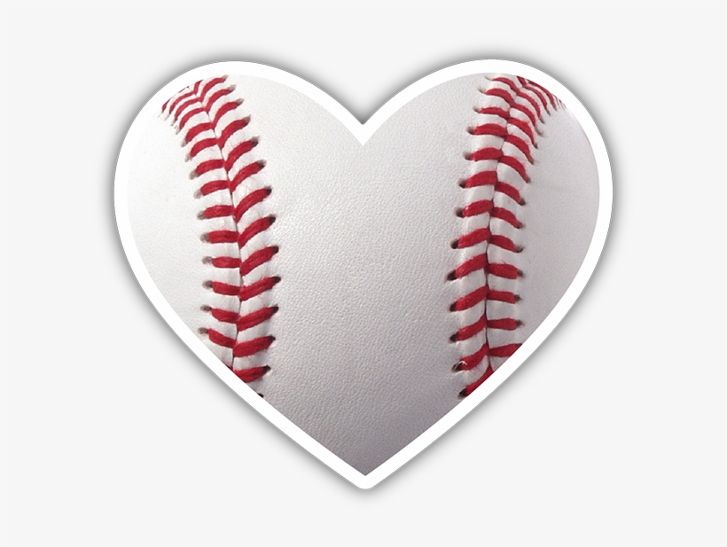 Baseball Heart Sticker - Baseball Invitations, transparent png #514496