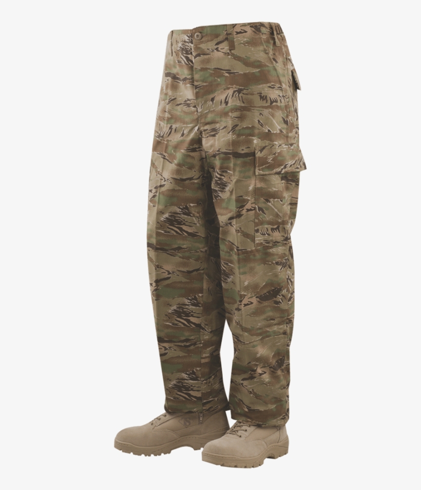 Tru-spec Battle Dress Uniform Pants - Bdu Field Trousers Tru Spec All Terrain Tiger, transparent png #514546
