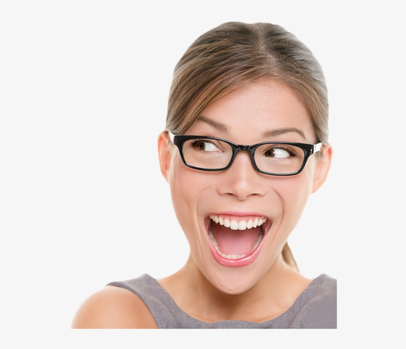 Smiling Woman In Glasses, transparent png #514705