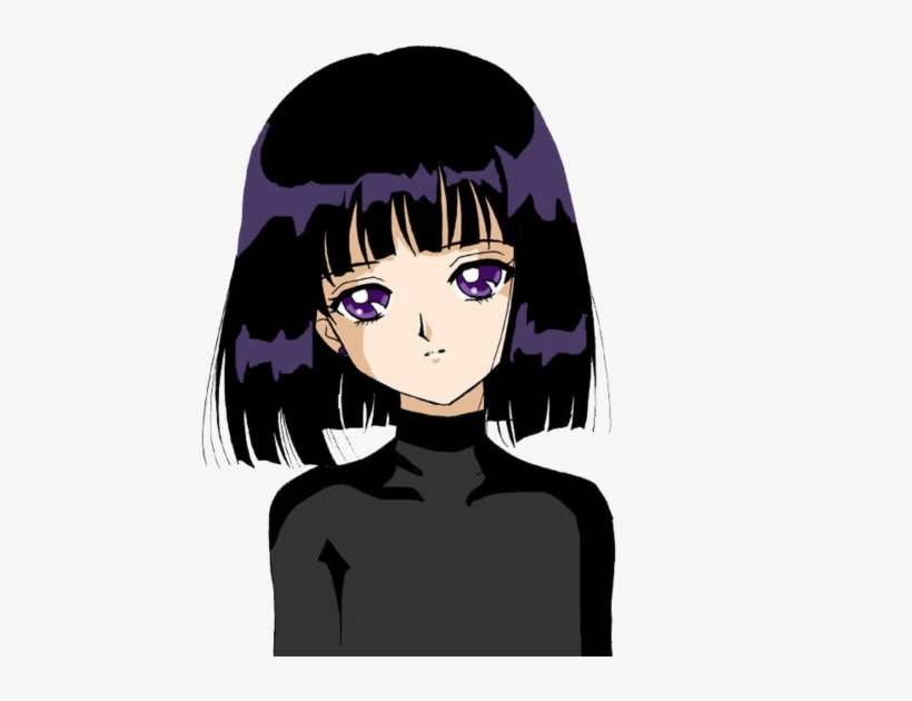 Anime Animegirl Girl Png Tumblr Freetoedit - Sailor Saturn Face, transparent png #514848