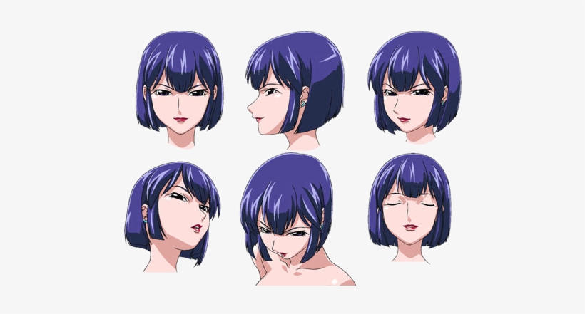 Star Jewel Blue Faces - Anime Hentai Face Png, transparent png #514978