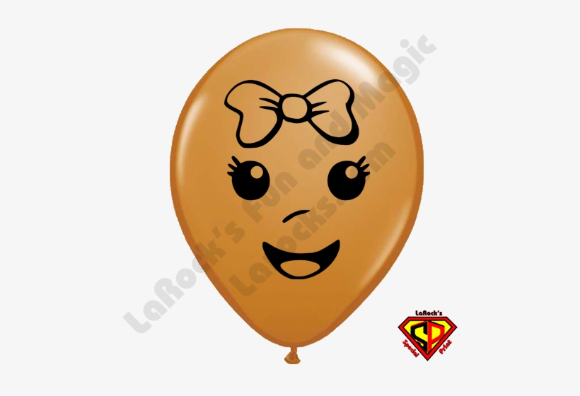 Balloon Face Girl, transparent png #515031
