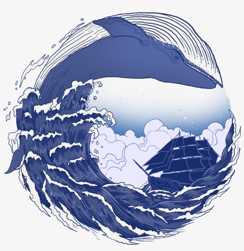Digitalcarbine's Artist Shop - Capinha The Great Whale By Digital Carbine, transparent png #515332