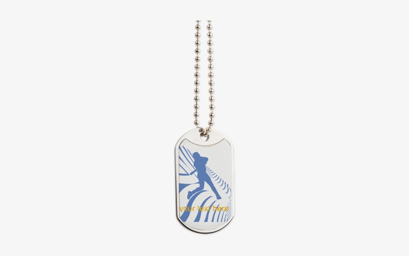 Personalize Sport Blue Baseball Logo Dog Tag - Personalize Sport Blue Baseball Logo Beach Towel, transparent png #515502