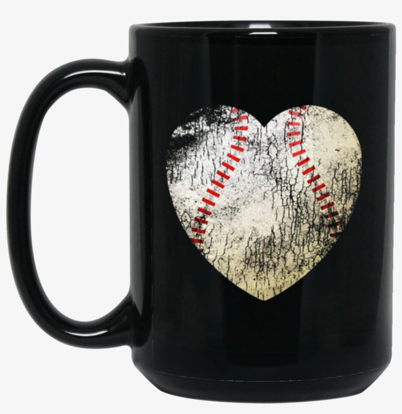 Baseball Heart Ball Love Mug Softball Gift For Mom - Baseball Heart Ball Love T Shirt Softball Gift For, transparent png #515748