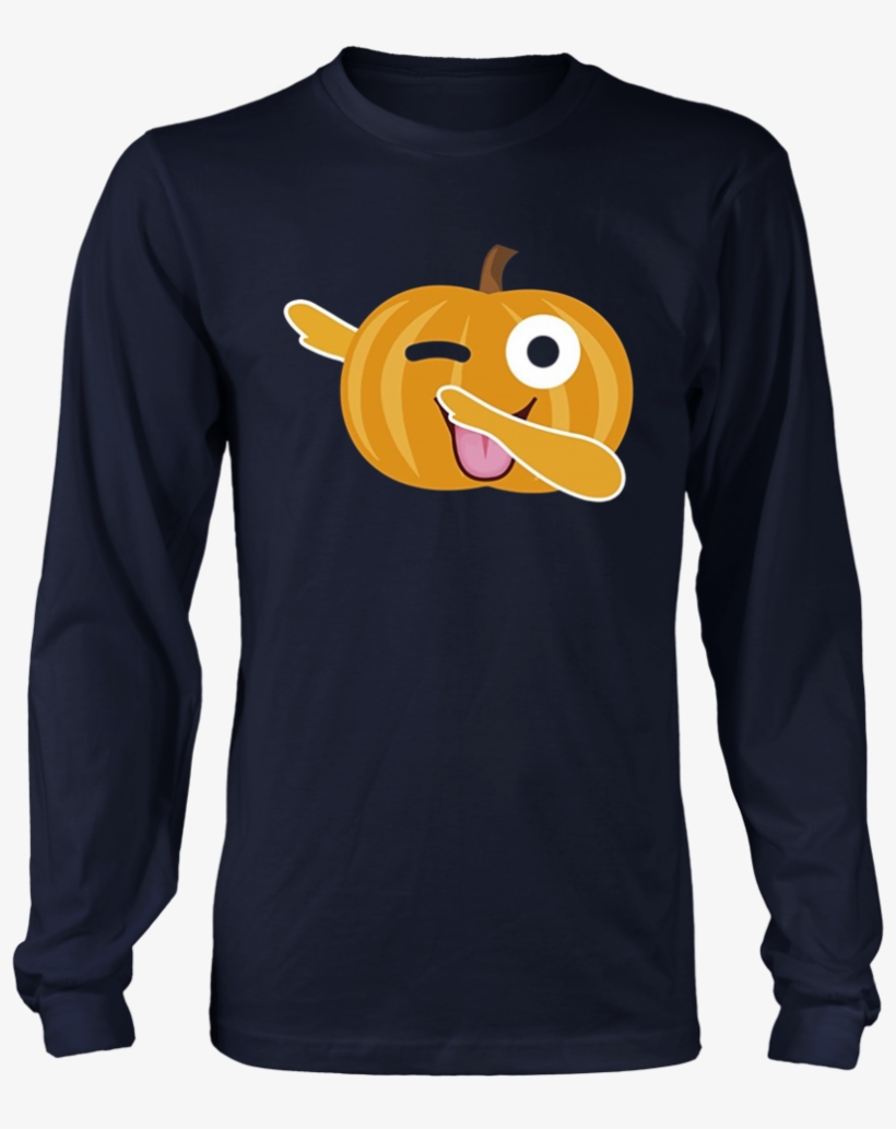 Halloween Pumpkin Emoji Dabbing Funny T-shirt - May Born Facts T Shirt, transparent png #515749