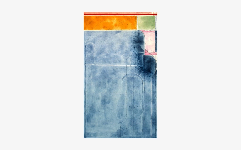 Compare This Piece With Diebenkorn's Large Light Blue - Large Light Blue, From The Group Eight Color Etchings, transparent png #515947