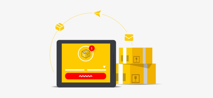 Registering On The Dhl Website Is Optional, But It, transparent png #516254