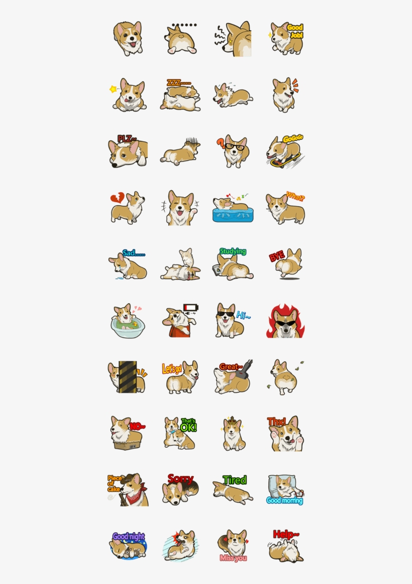 Innocent Corgi Loves You So~ Let The Lovely Corgi Express - Dog, transparent png #516488