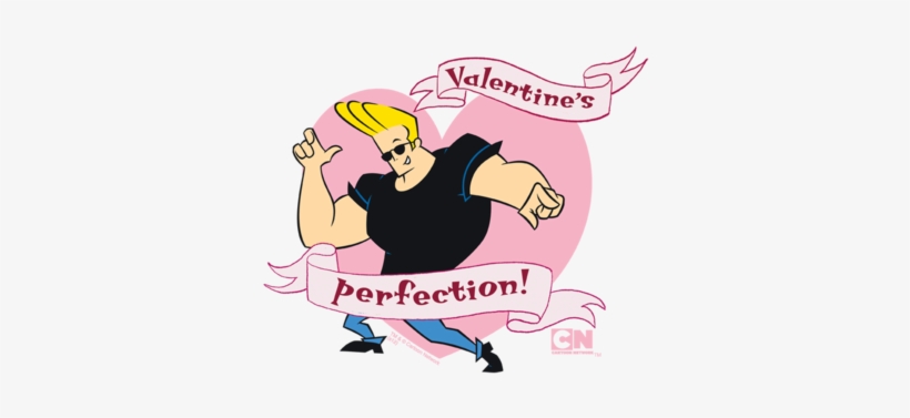 Johnny Bravo Valentines Perfection Juniors Premium - Funny Johnny Bravo, transparent png #516833