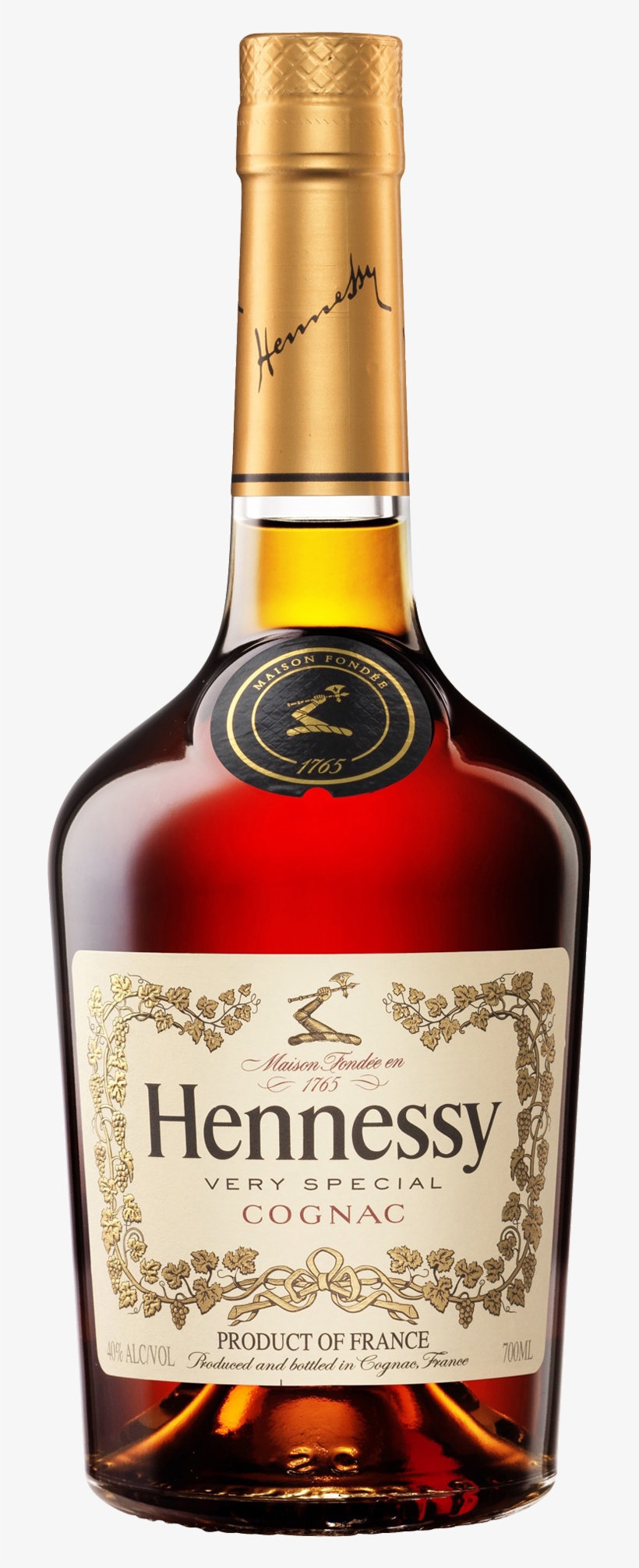 Hennessy Vs Cognac 700ml Bottle - Hennessy Vs Cognac - 750 Ml Bottle - Free  Transparent PNG Download - PNGkey