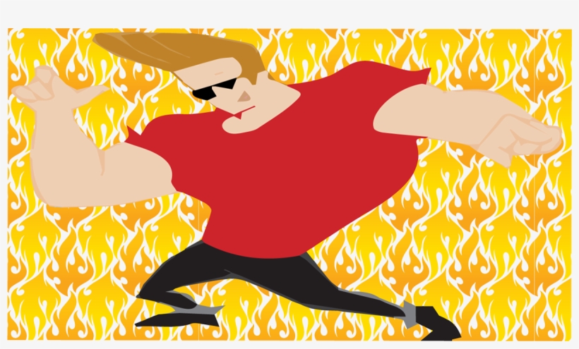 Here Is The Finished Illustrator Johnny Bravo - Illustration, transparent png #517007