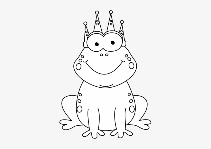 Frog Clip Art Images Black And White - Frog Prince Clipart Black And White, transparent png #517263