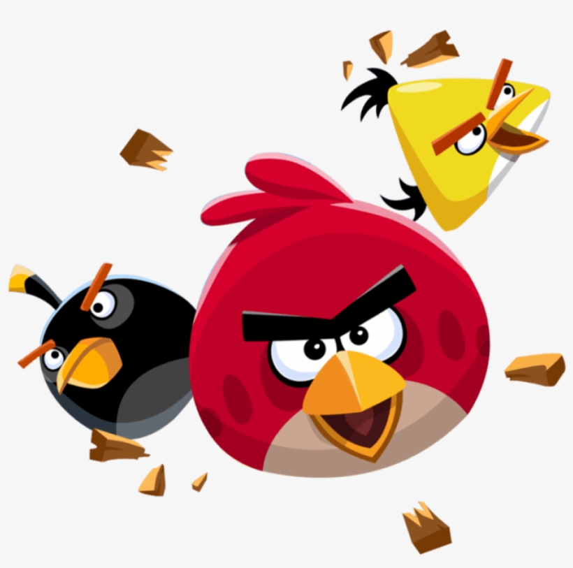 Angry Birds Flying Transparent Png - Angry Birds Png Transparent Background, transparent png #517380