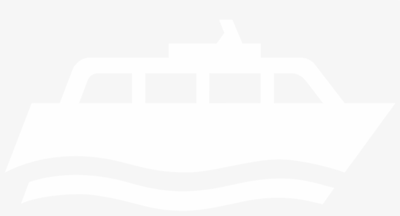 River Bus Icon White - River White Png, transparent png #517518