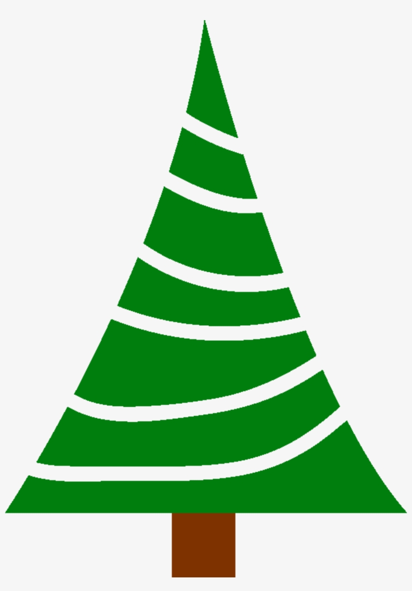 Jpg Royalty Free Library Big Image Png - Simple Christmas Tree Clipart, transparent png #518278