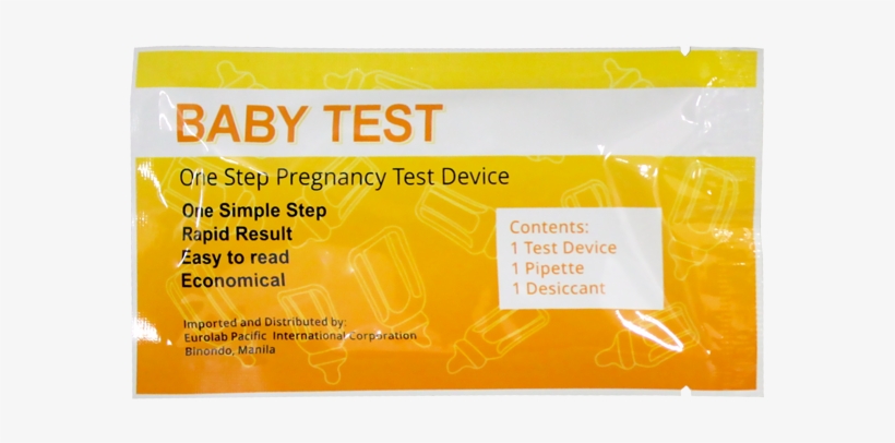 Baby Test Pregnancy Test Deluxe Plate - Tan, transparent png #518400