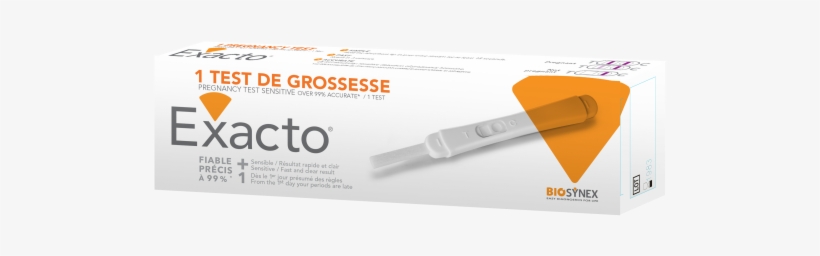 Exacto Ultra - Exacto Test Of Pregnancy 1 Test Box, transparent png #519292