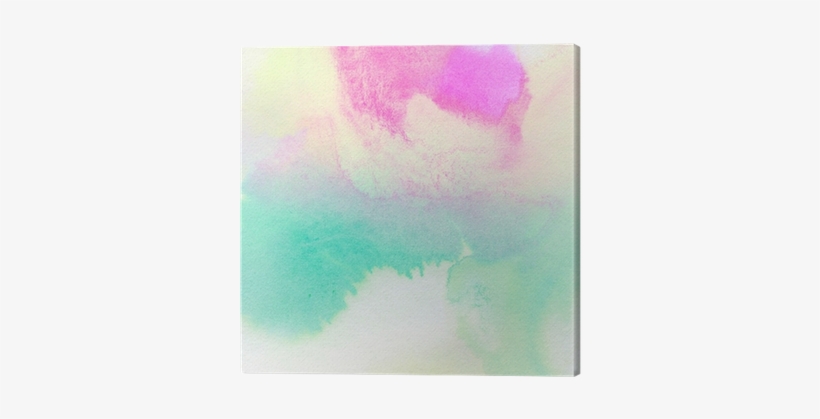 Abstract Colorful Watercolor Painted Background Canvas - Watercolor Painting, transparent png #519463