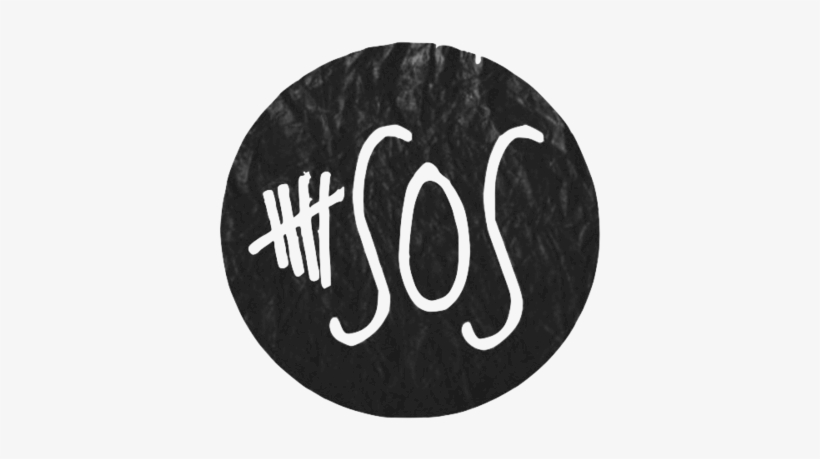 5sos Transparent Stencil - 5 Seconds Of Summer Logo Png, transparent png #519528