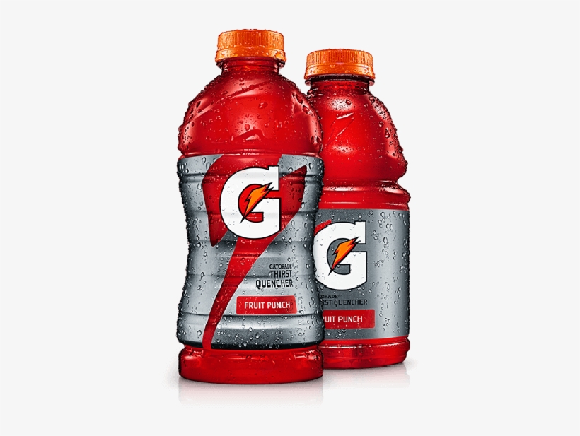 Gatorade Transparent Graphic Free Stock - Gatorade 32 Oz Fruit Punch, transparent png #519987