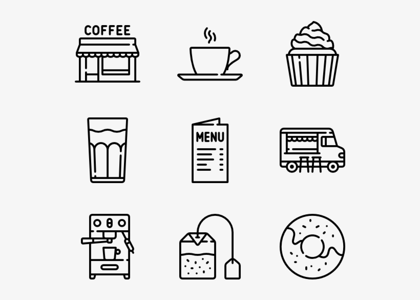 Coffee Shop - Travel Icon Transparent Background, transparent png #5100086