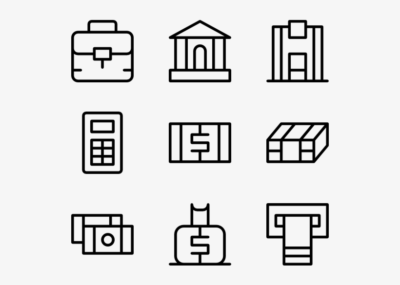 Bank - Building Icon Pack Png, transparent png #5100273