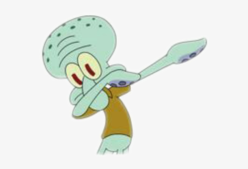 Report Abuse - Squidward Dab, transparent png #5100986